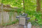 Gas BBQ grill outside for your use